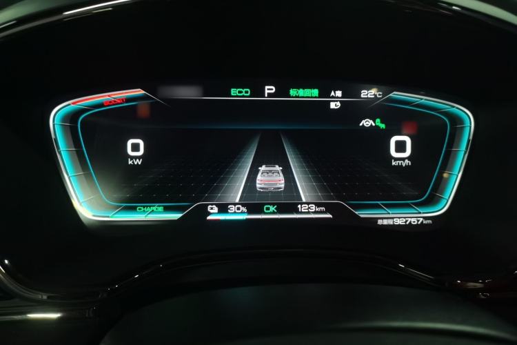 Used BYD Han 2020 EV Four-Wheel Drive High-Performance Flagship Model Instrument Cluster