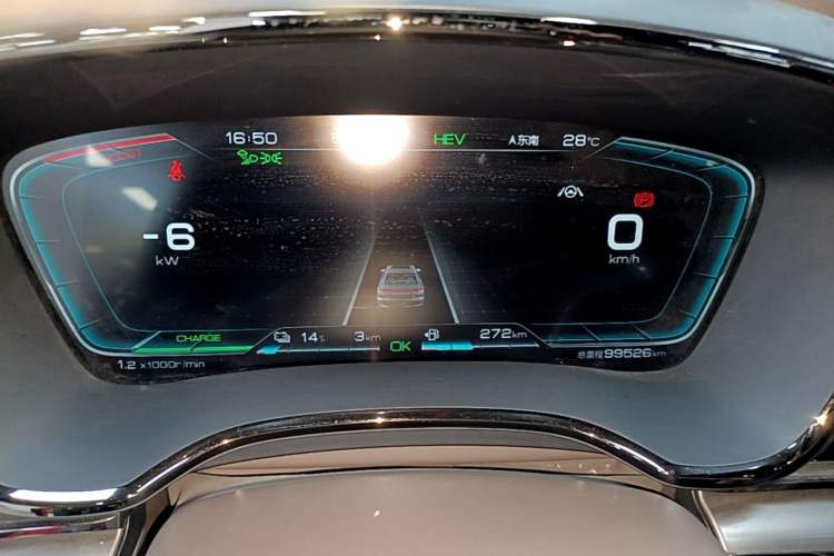 Used BYD Han 2020 DM Four-Wheel Drive Performance Edition Luxury Model Instrument Cluster