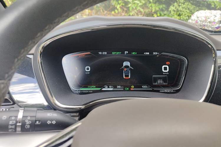 Used BYD Han 2020 DM Four-Wheel Drive Performance Edition Luxury Model Instrument Cluster