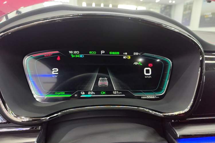 Used BYD Han 2020 EV Four-Wheel Drive High-Performance Flagship Model Instrument Cluster