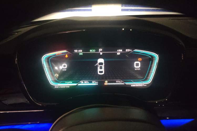 Used BYD Han 2020 DM Four-Wheel Drive Performance Edition Prestige Model Instrument Cluster