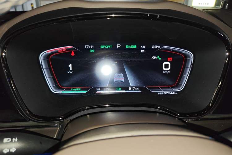 Used BYD Han 2020 EV Four-Wheel Drive High-Performance Flagship Model Instrument Cluster