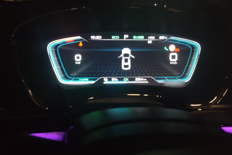 Used BYD Han 2020 EV Four-Wheel Drive High-Performance Flagship Model Instrument Cluster