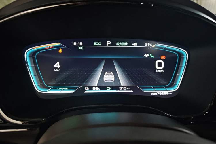 Used BYD Han 2020 EV Four-Wheel Drive High-Performance Flagship Model Instrument Cluster