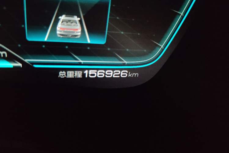 Used BYD Han 2020 DM Four-Wheel Drive Performance Edition Prestige Model Odometer Close Up