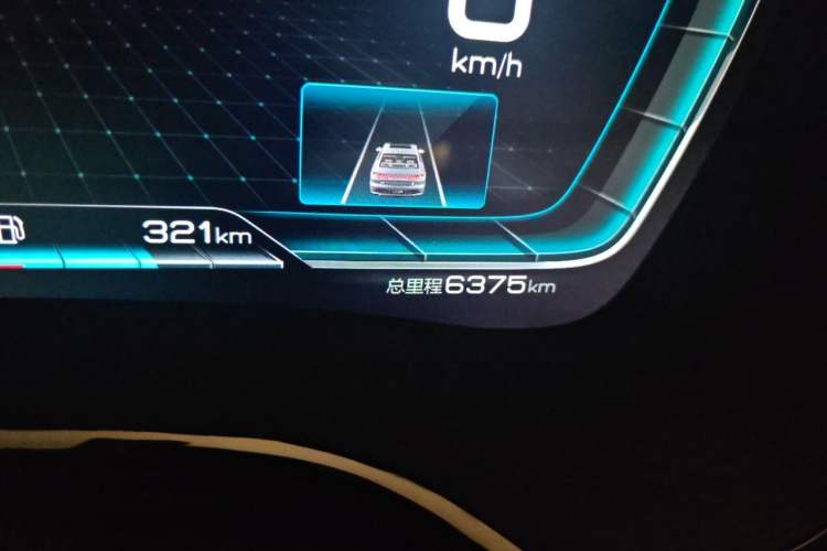 Used BYD Han 2020 DM Four-Wheel Drive Performance Edition Prestige Model Odometer Close Up