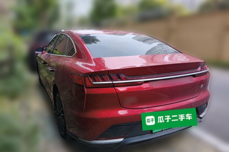 Used BYD Han 2020 EV Long-Range Luxury Model Rear Left 45 Deg
