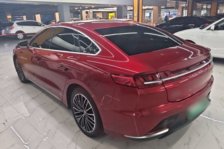 Used BYD Han 2020 EV Long-Range Luxury Model Rear Left 45 Deg