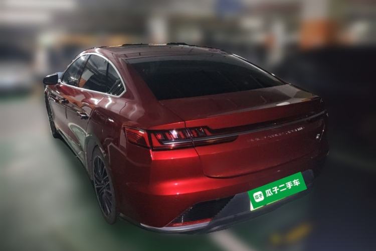 Used BYD Han 2020 EV Long-Range Luxury Model Rear Left 45 Deg