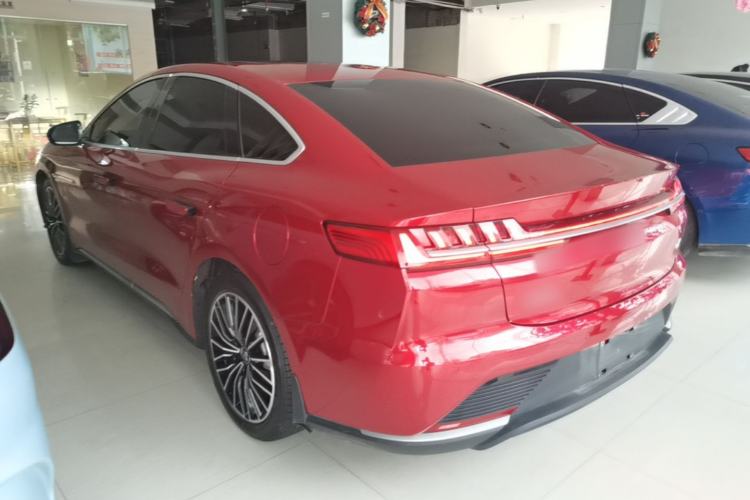 Used BYD Han 2020 EV Long-Range Luxury Model Rear Left 45 Deg