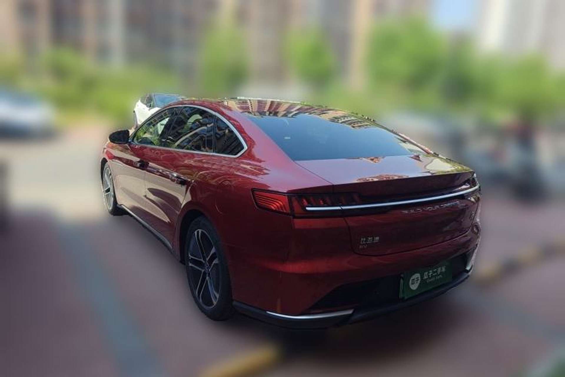 Used BYD Han 2020 EV Long-Range Deluxe Model Rear Left 45 Deg