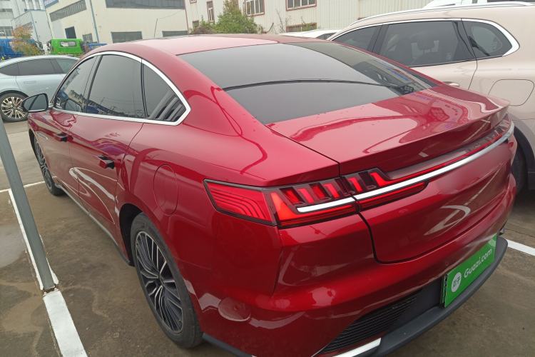 Used BYD Han 2020 EV Long-Range Luxury Model Rear Left 45 Deg