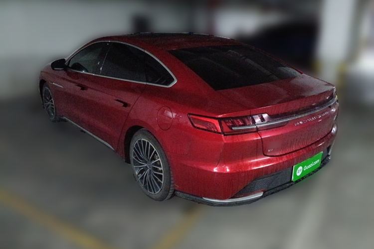 Used BYD Han 2020 EV Long-Range Luxury Model Rear Left 45 Deg