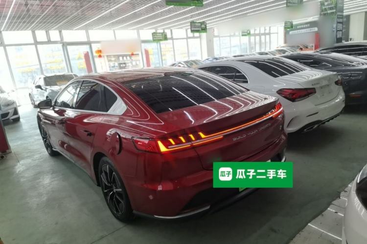 Used BYD Han 2020 EV Four-Wheel Drive High-Performance Flagship Model Rear Left 45 Deg