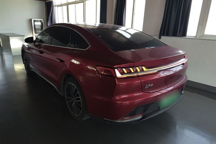 Used BYD Han 2020 EV Long-Range Luxury Model Rear Left 45 Deg