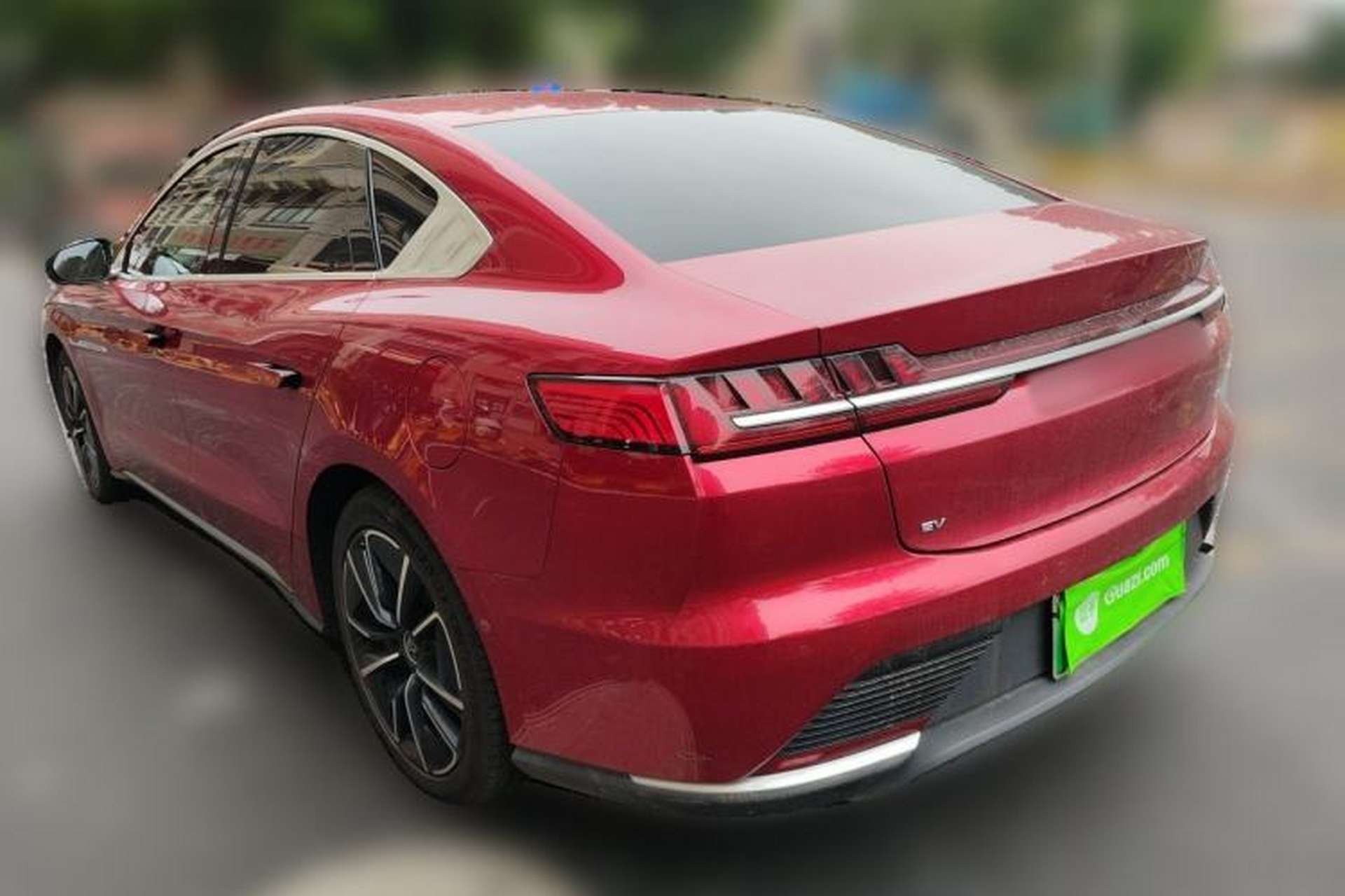 Used BYD Han 2020 EV Four-Wheel Drive High-Performance Flagship Model Rear Left 45 Deg
