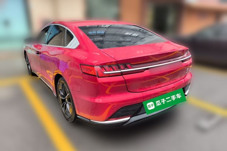Used BYD Han 2020 EV Four-Wheel Drive High-Performance Flagship Model Rear Left 45 Deg