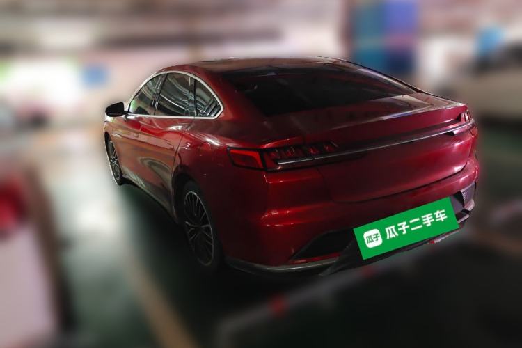 Used BYD Han 2020 EV Long-Range Luxury Model Rear Left 45 Deg