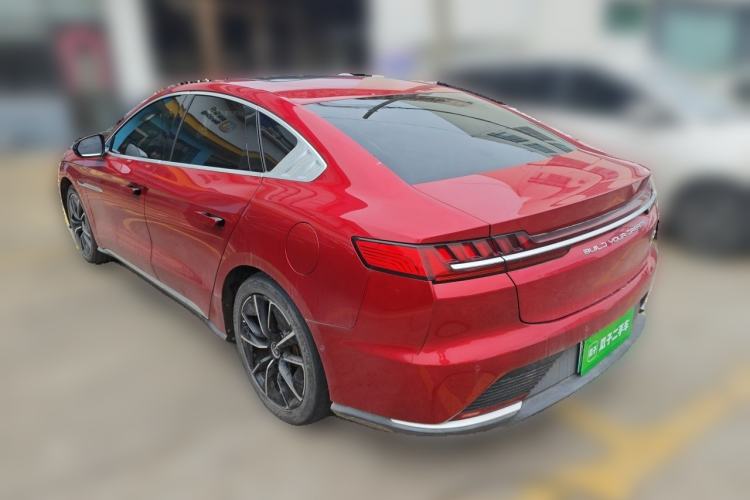 Used BYD Han 2020 EV Four-Wheel Drive High-Performance Flagship Model Rear Left 45 Deg