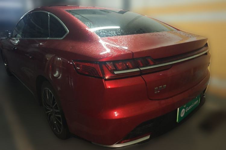 Used BYD Han 2020 EV Long-Range Luxury Model Rear Left 45 Deg