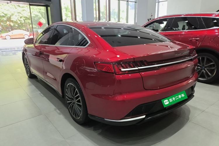 Used BYD Han 2020 EV Long-Range Luxury Model Rear Left 45 Deg