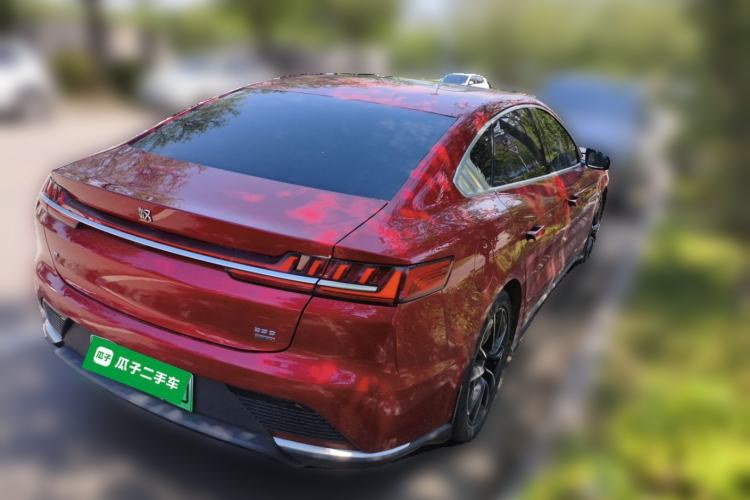 Used BYD Han 2020 EV Four-Wheel Drive High-Performance Flagship Model Rear Right 45 Deg