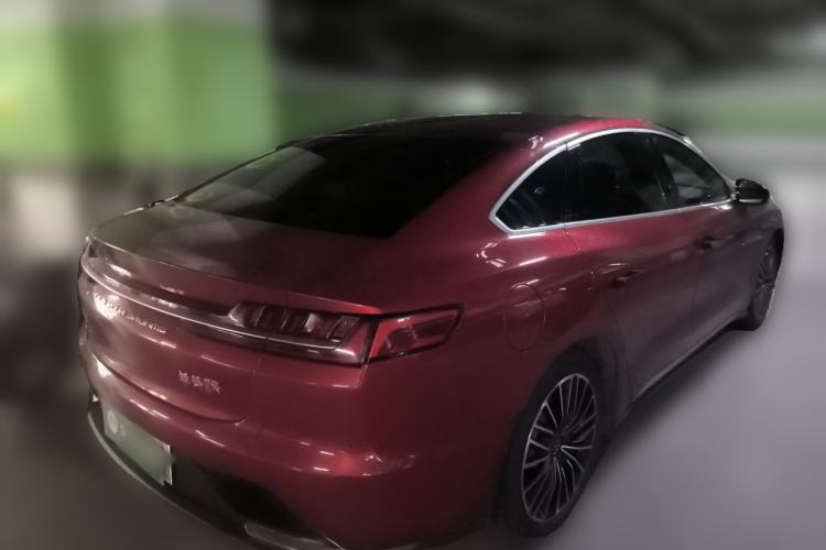 Used BYD Han 2020 EV Long-Range Luxury Model Rear Right 45 Deg
