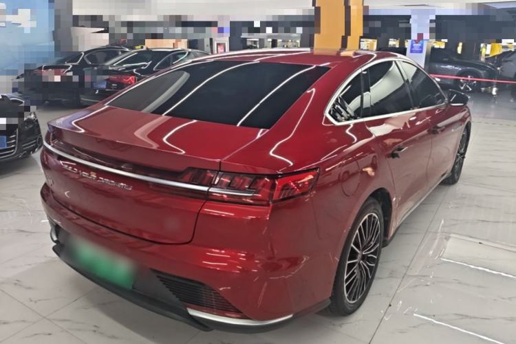 Used BYD Han 2020 EV Long-Range Luxury Model Rear Right 45 Deg
