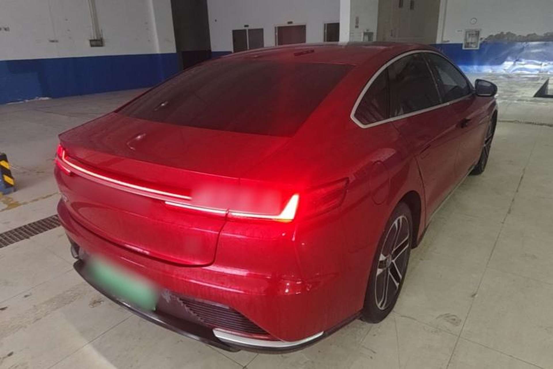 Used BYD Han 2020 EV Long-Range Deluxe Model Rear Right 45 Deg