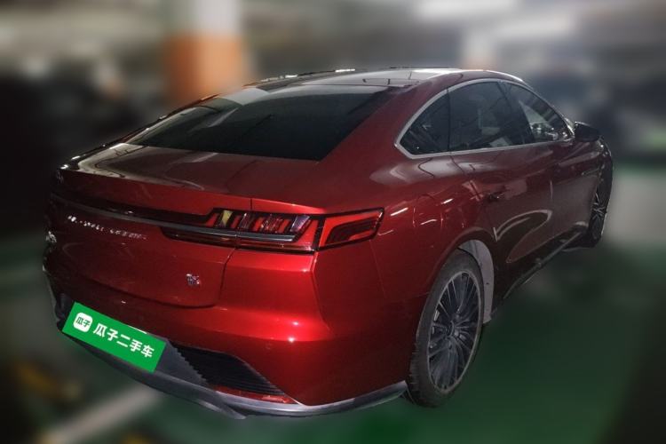 Used BYD Han 2020 EV Long-Range Luxury Model Rear Right 45 Deg