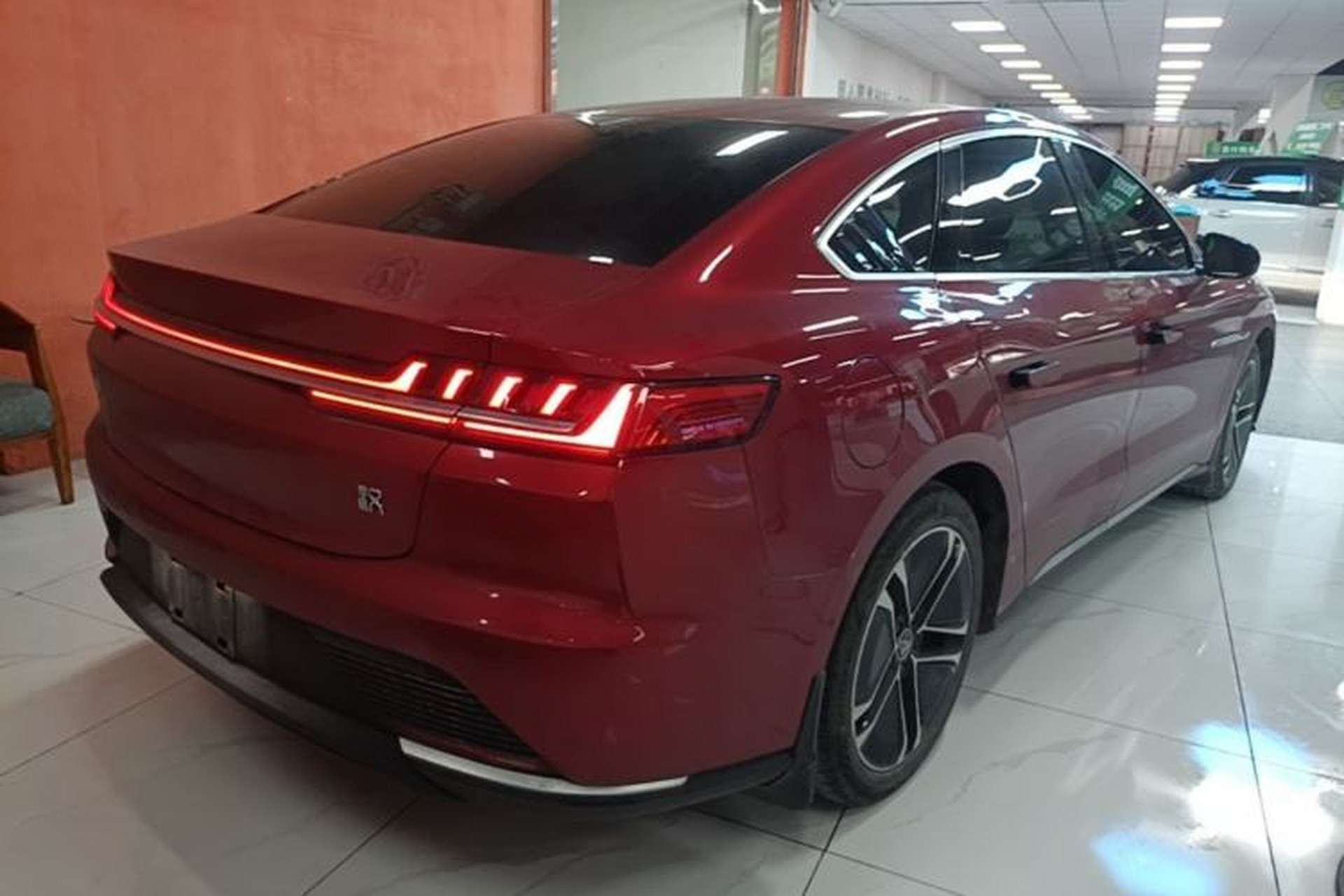 Used BYD Han 2020 EV Long-Range Deluxe Model Rear Right 45 Deg