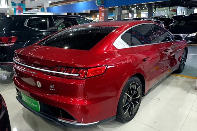 Used BYD Han 2020 EV Four-Wheel Drive High-Performance Flagship Model Rear Right 45 Deg