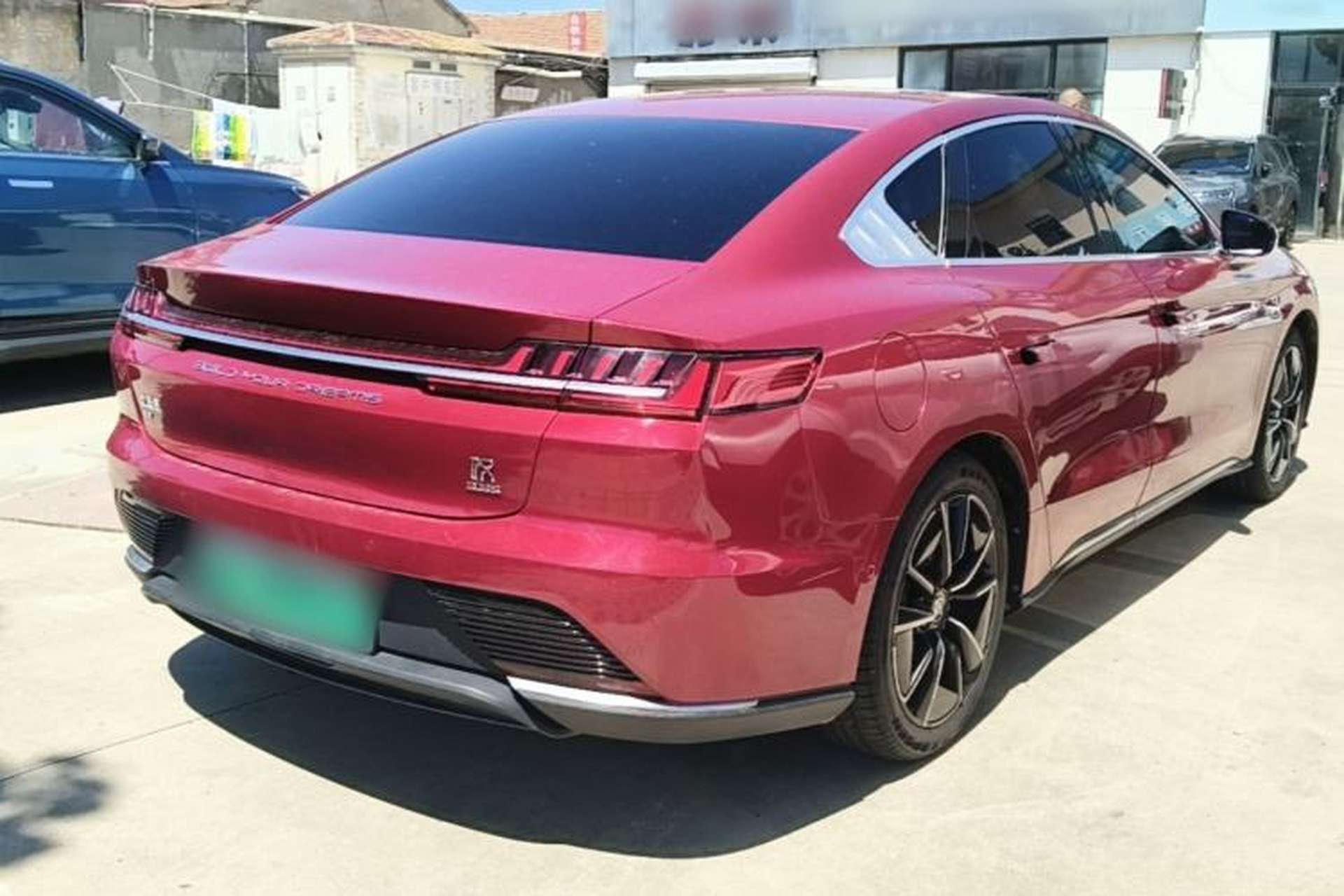Used BYD Han 2020 EV Four-Wheel Drive High-Performance Flagship Model Rear Right 45 Deg