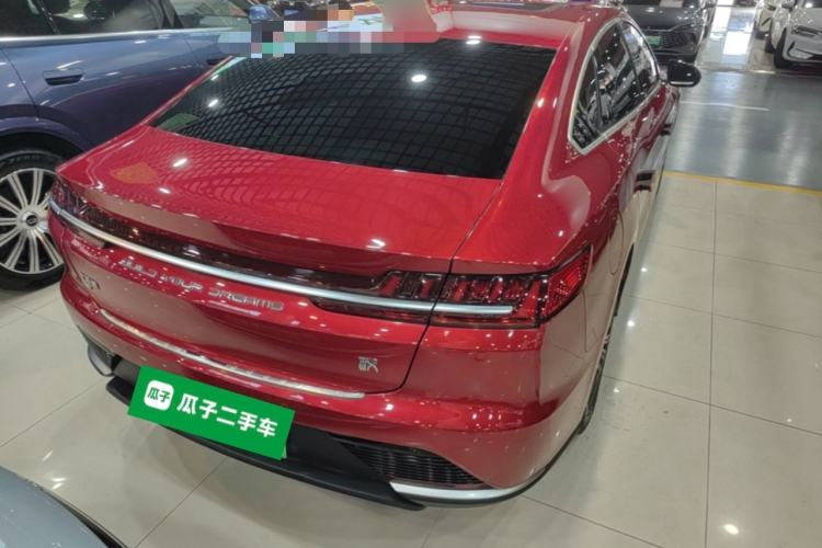 Used BYD Han 2020 EV Long-Range Luxury Model Rear Right 45 Deg