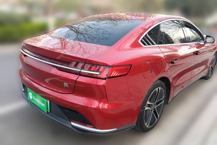 Used BYD Han 2020 EV Long-Range Deluxe Model Rear Right 45 Deg