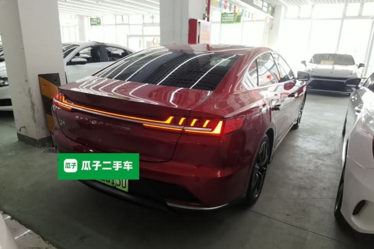 Used BYD Han 2020 EV Four-Wheel Drive High-Performance Flagship Model Rear Right 45 Deg