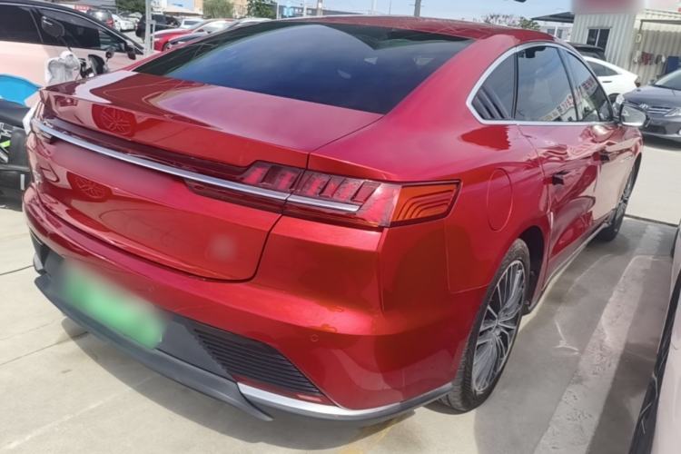 Used BYD Han 2020 EV Long-Range Luxury Model Rear Right 45 Deg