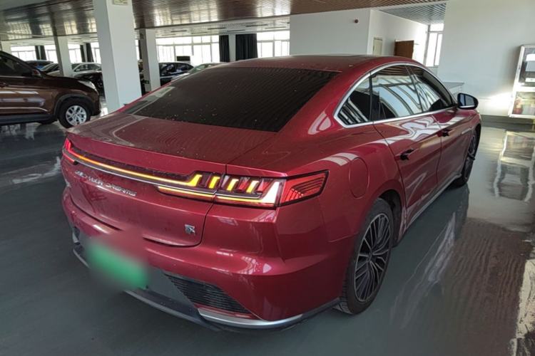 Used BYD Han 2020 EV Long-Range Luxury Model Rear Right 45 Deg