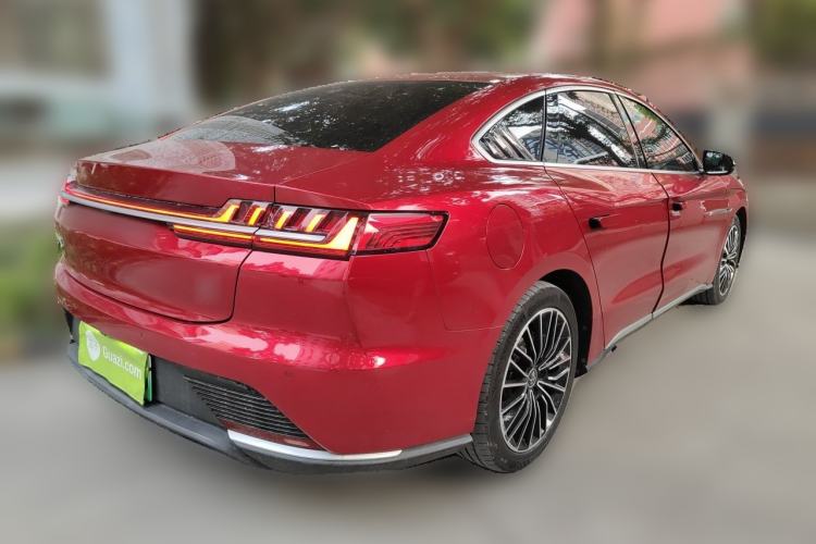 Used BYD Han 2020 EV Long-Range Luxury Model Rear Right 45 Deg