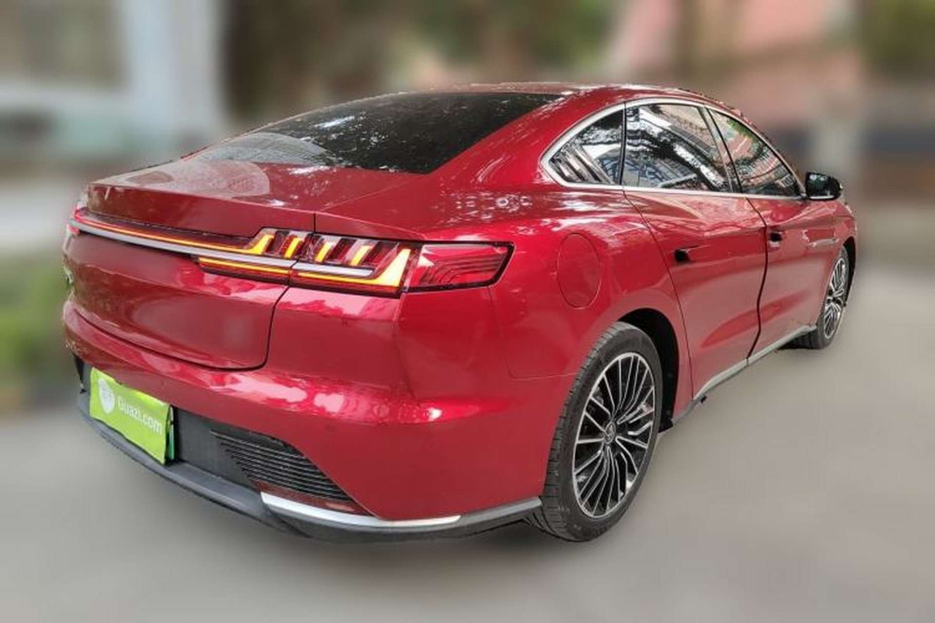 Used BYD Han 2020 EV Long-Range Luxury Model Rear Right 45 Deg