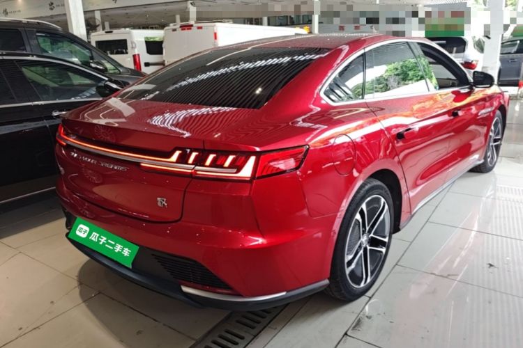 Used BYD Han 2020 EV Long-Range Deluxe Model Rear Right 45 Deg