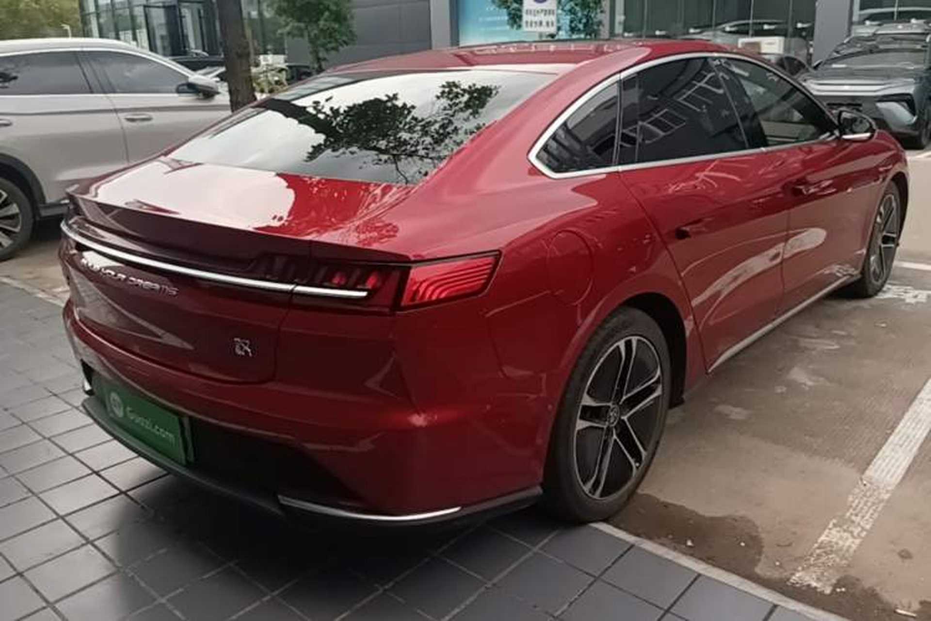 Used BYD Han 2020 EV Long-Range Deluxe Model Rear Right 45 Deg