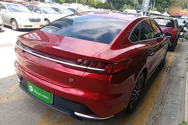 Used BYD Han 2020 EV Long-Range Luxury Model Rear Right 45 Deg