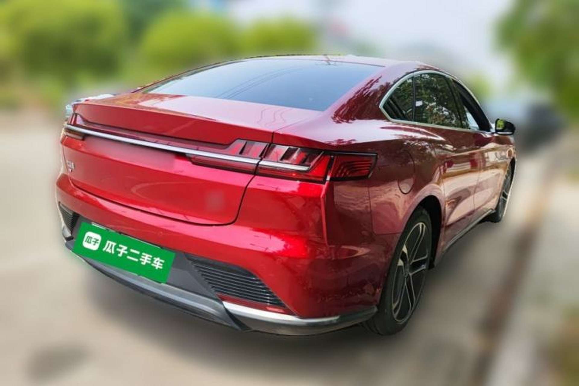 Used BYD Han 2020 EV Long-Range Deluxe Model Rear Right 45 Deg