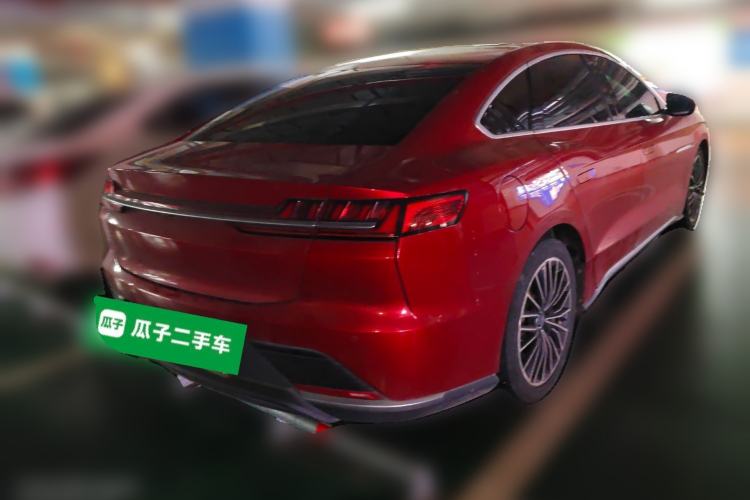Used BYD Han 2020 EV Long-Range Luxury Model Rear Right 45 Deg