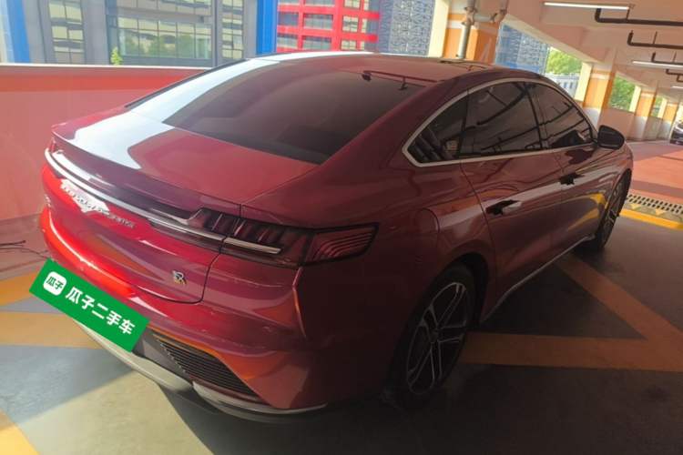 Used BYD Han 2020 EV Long-Range Deluxe Model Rear Right 45 Deg