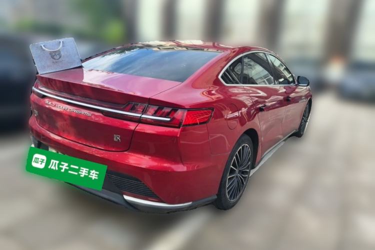 Used BYD Han 2020 EV Long-Range Luxury Model Rear Right 45 Deg