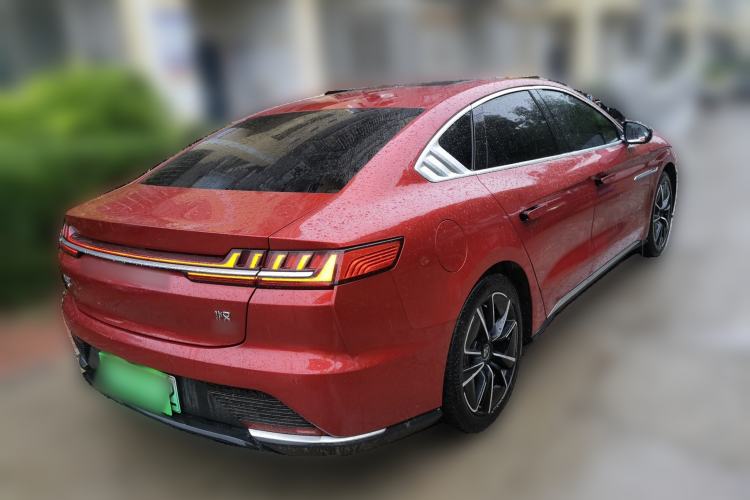 Used BYD Han 2020 EV Four-Wheel Drive High-Performance Flagship Model Rear Right 45 Deg