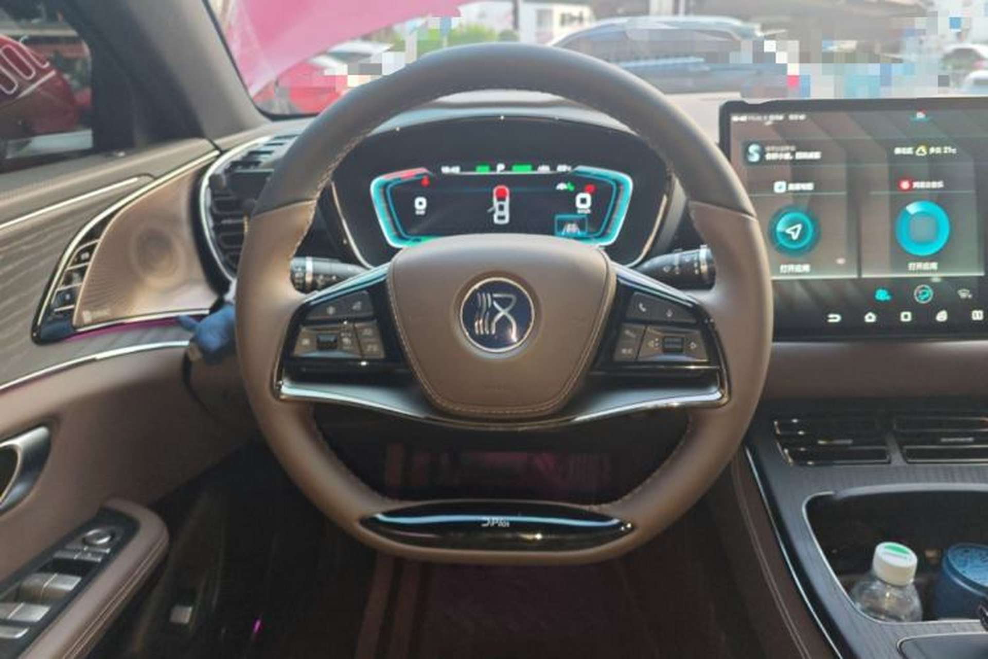 Used BYD Han 2020 EV Four-Wheel Drive High-Performance Flagship Model Steering Wheel
