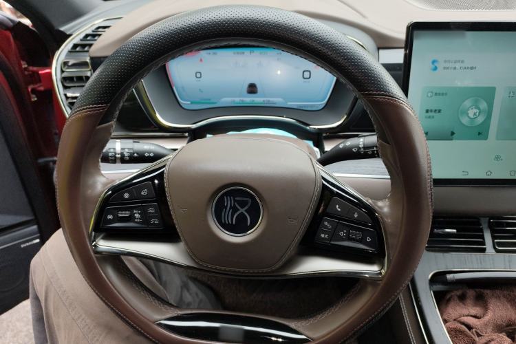 Used BYD Han 2020 EV Four-Wheel Drive High-Performance Flagship Model Steering Wheel